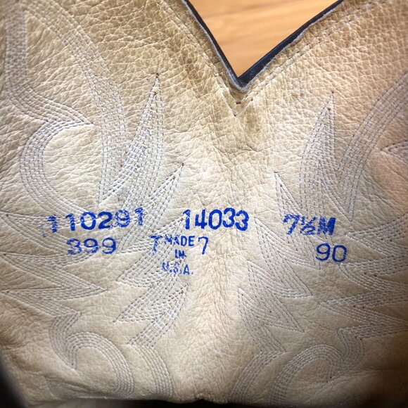 Dan Post Women's 7.5 Vintage Western Cowboy Boots American Made Soft - Picture 7 of 8